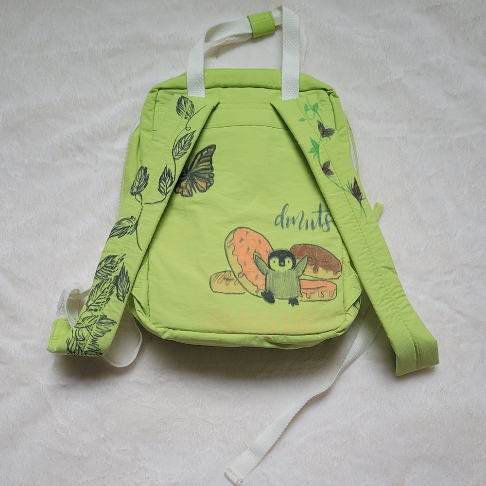 Lime Green Backpack - Picture 2 of 8